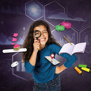 Blits lesmateriaal door educatieve uitgeverij Delubas